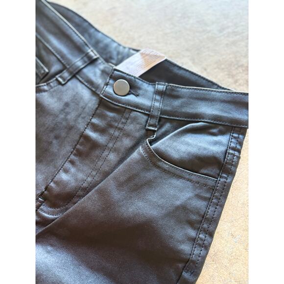 Calzedonia Faux Leather Skinny Jean Legging — NBW (Sleek 1960’s Moto Finish) XS - Picture 3 of 9